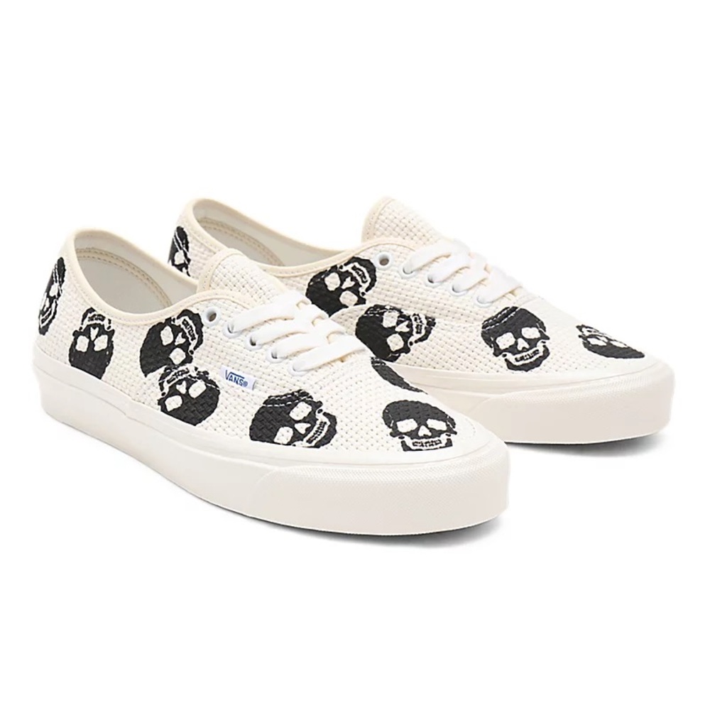 Vans Needlepoint Skull Sneakers